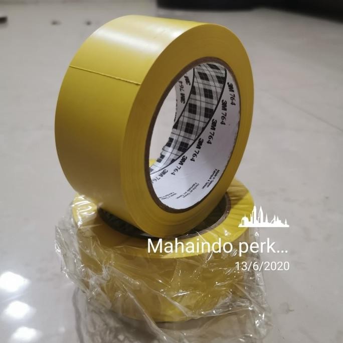 

3M 764 FLOOR MARKING TAPE VINYL - LAKBAN LANTAI 2 INCH X 33 METER ASLI