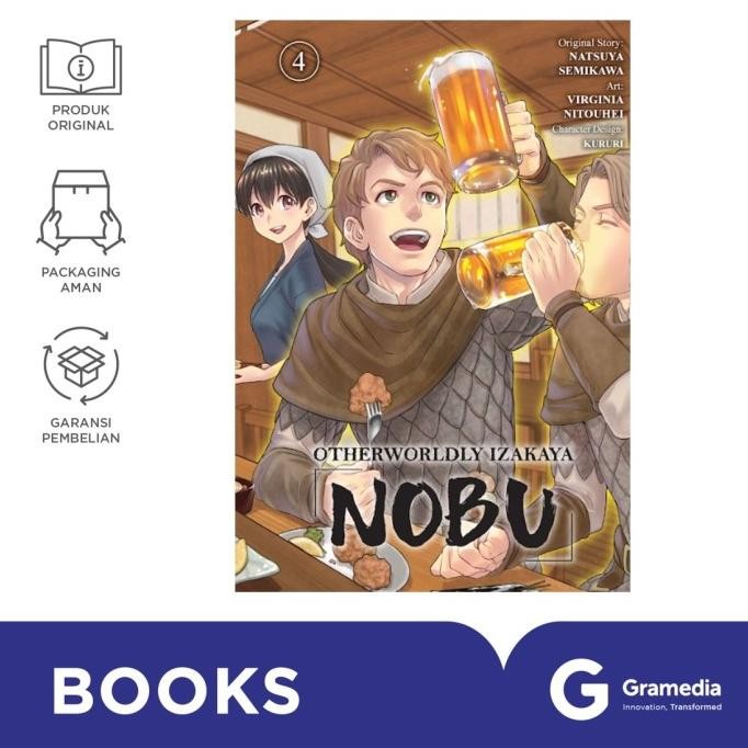 

New Gramedia Buku Otherworldly Izakaya Nobu 4 (Natsuya Semikawa)