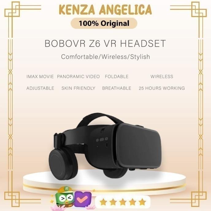 Bobovr Z6 - Vr Headset Glasses Free Bluetooth Remote Controller Y1