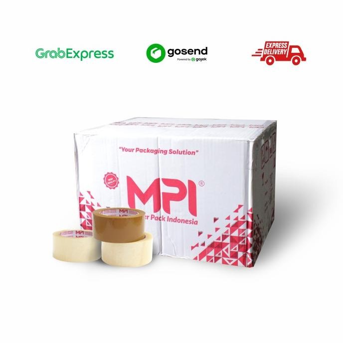 

LAKBAN BENING - LAKBAN COKELAT 48 MM X 100 YARD MPI 1 DUS ISI 72 ROLL ASLI
