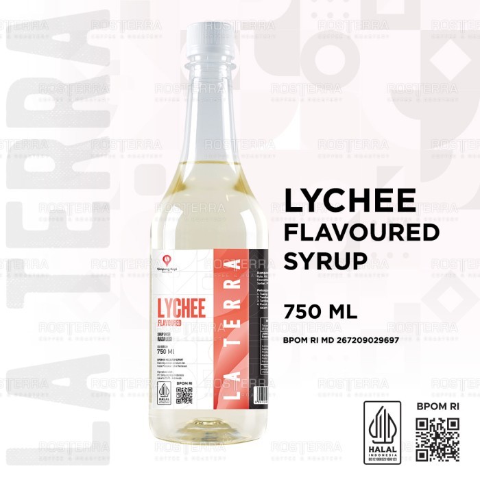 

Syrup Lychee Flavor Minuman Sirup Rasa Leci 750ml La Terra