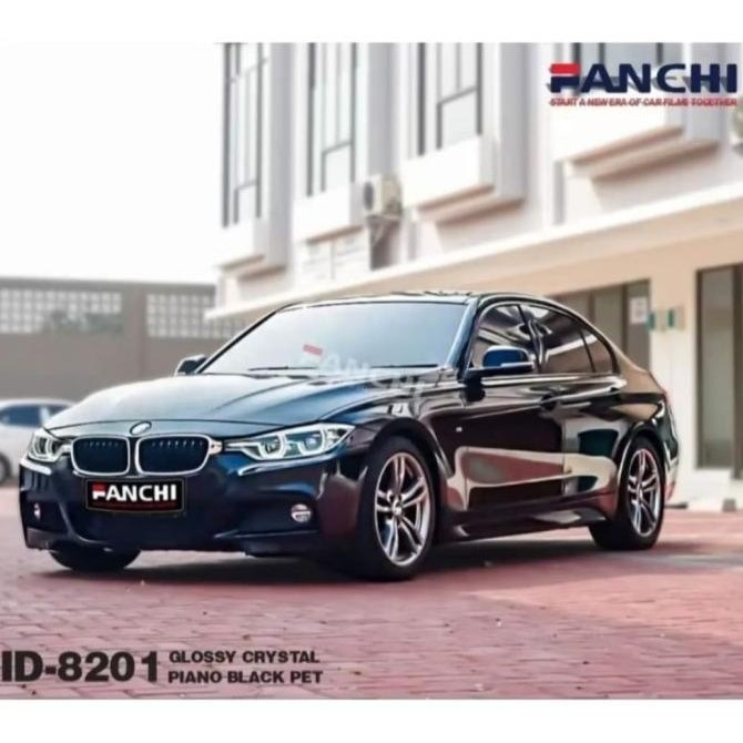 

Promo 50CM Sticker FANCHI ID-8201 SR Glossy Crystal Piano Black PET SR SELF RECOVERY per 50CM COD