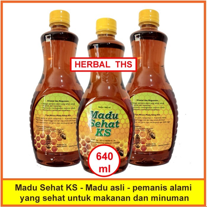 

madu sehat ks 640ml 640 ml asli murni terbaik original klinik sehat