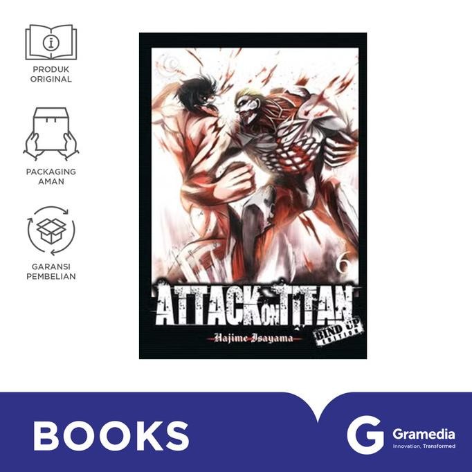 

New Gramedia Buku Lc: Attack On Titan Bind Up Edition 06