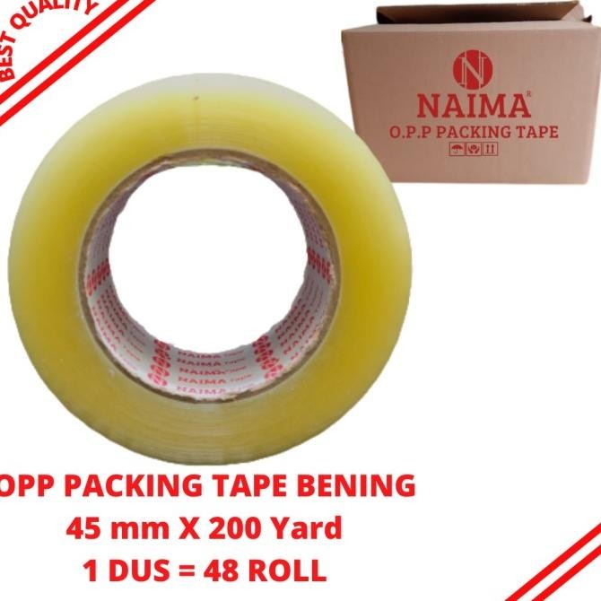 

(GOSEND- 1 DUS) LAKBAN BENING COKLAT JUMBO 2 INCH 45MM X 200 YARD ASLI