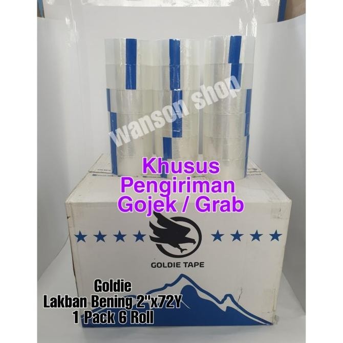 

LAKBAN BENING 2" 46MM X 72Y / OPP LAKBAN GOLDIE ASLI