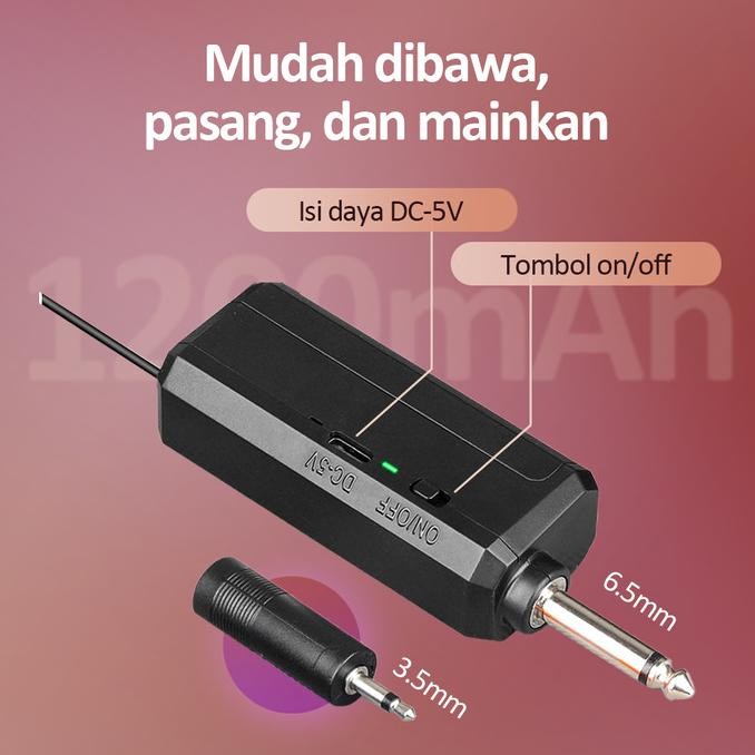 Grosir Mic Wireless/Microphone/Mic Double (Batrei Dapat Di Charger ) Micropho