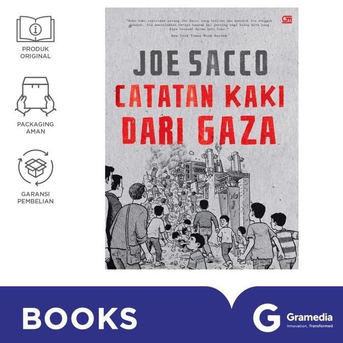 

New Gramedia Buku Catatan Kaki dari Gaza (Joe Sacco)