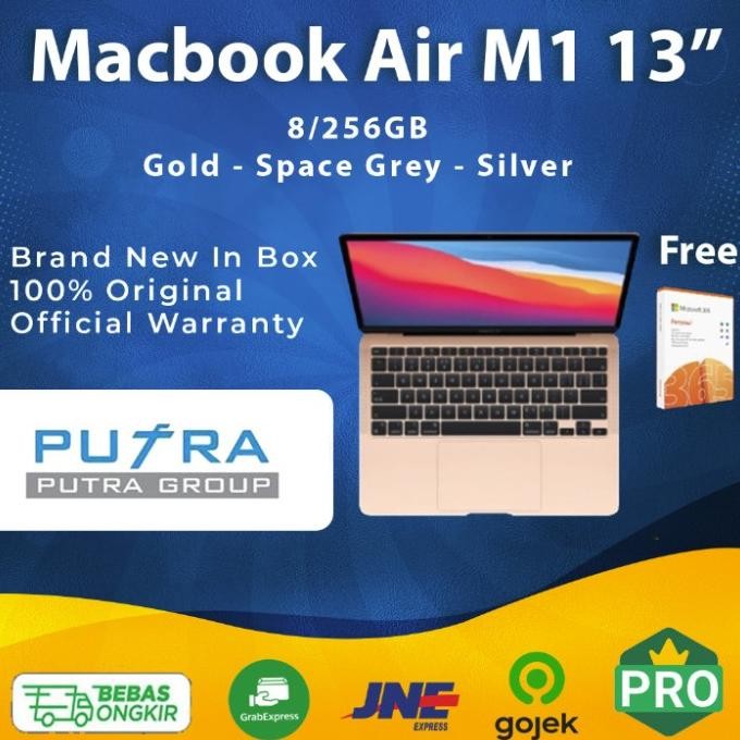 (Resmi) Macbook Air M1 256Gb 13-Inch Garansi Indonesia