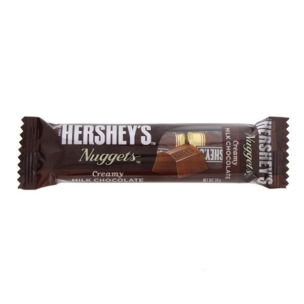

HERSHEY'S NUGGETS CREAMY MILK CHOCOLATE 28 GR