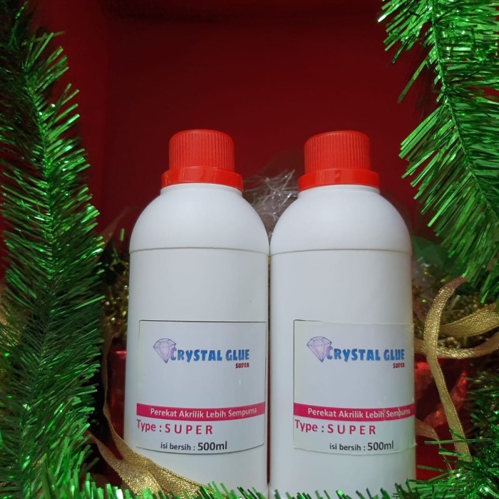 

New..!! Lem Akrilik Crystal Glue 500Ml / Lem Acrylic / Lem Mika / Lem Acrilic