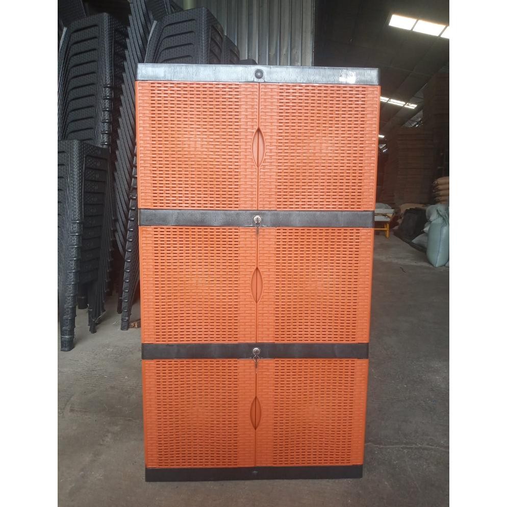 Lemari Plastik Lemari Pakaian JUMBO XTRA Susun 4