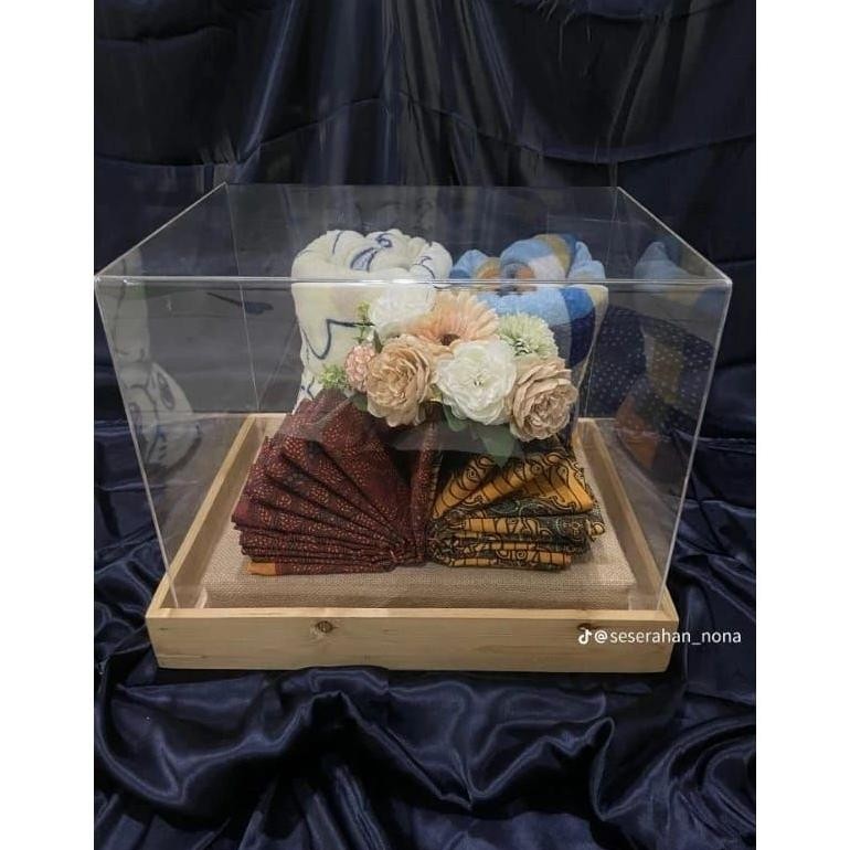 

BISA COD kotak seserahan pernikahan set lengkap isi 4 box hantaran parcel mika ii-99