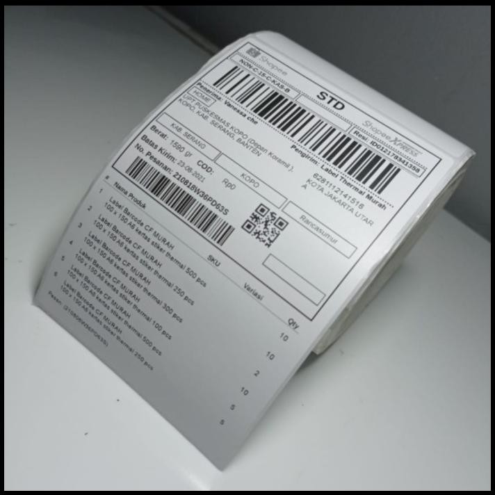 

Kertas Sticker Hvs Cromo Lintec A6 Stiker Label Isi 100 Lembar