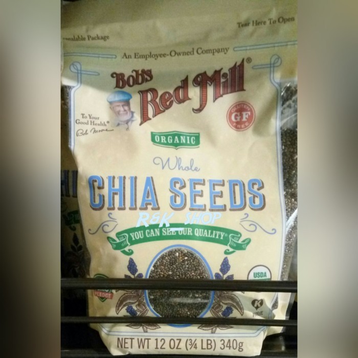 

ORGANIK WHOLE CHIA SEEDS BOBS RED MILL 340G