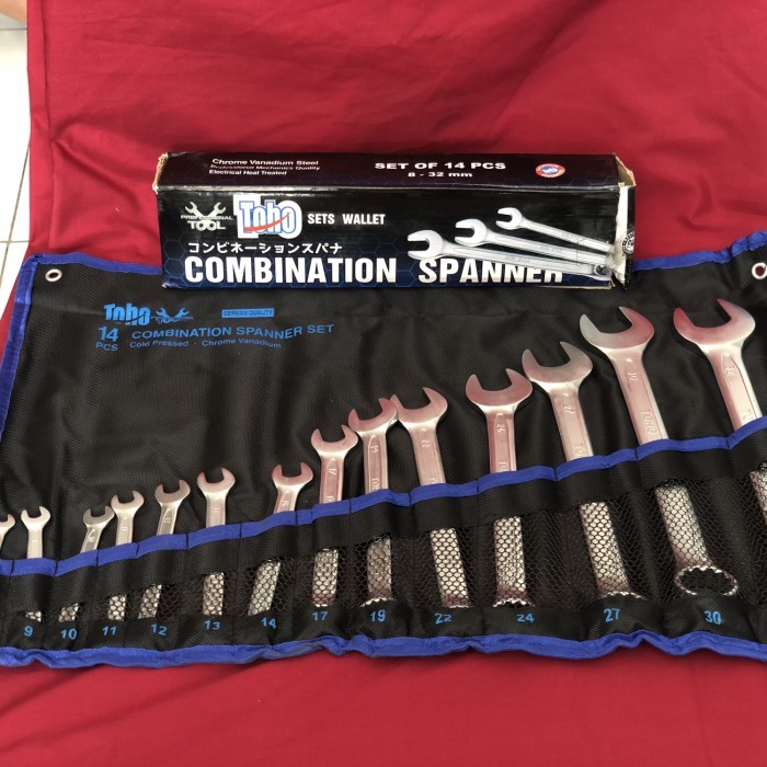 Kunci Ring Pas Set Toho 11Pcs , 14Pcs