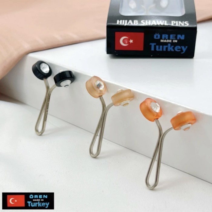 Klip jilbab Turki Swarovski Permata klip hijab pin hijab jepit