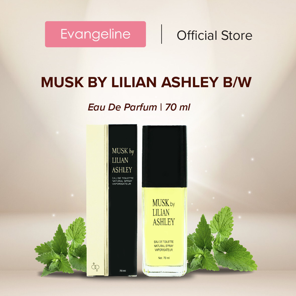 Musk By Lilian Ashley Eau de Toilette Black White 70ml | Best Seller Parfum Pria & Wanita EDT - Parf