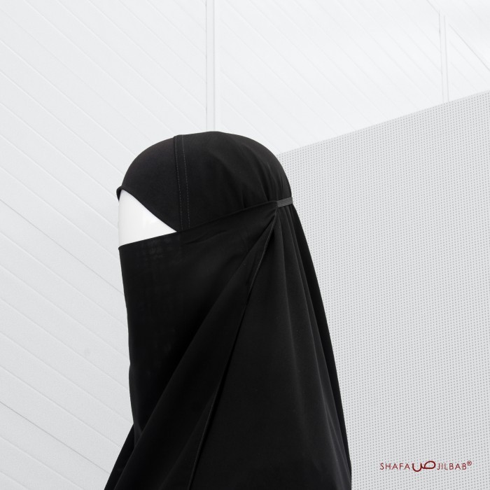 SALIHA Niqab Sier2021 Karet Cadar Karet Shafa Jilbab