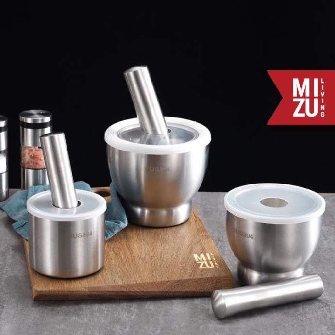 

TSUBUSU M Mortar Pestle Ulekan Cobekan Tumbukan Obat Stainless Steel AS78