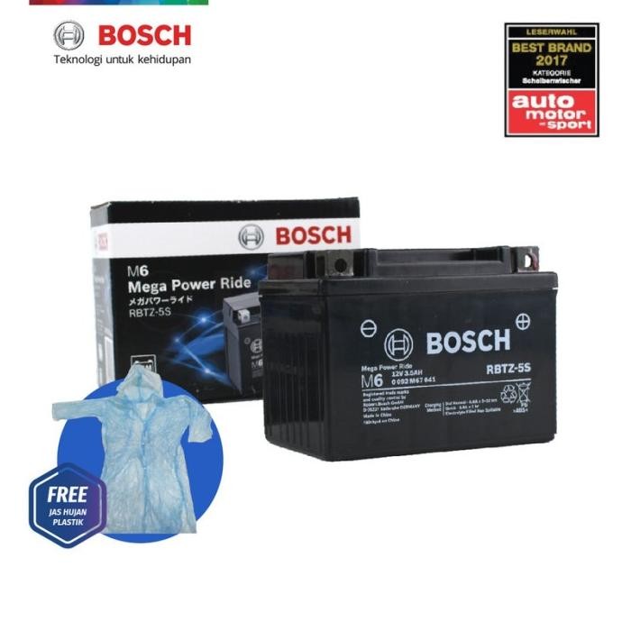 Aki Motor Honda Vario 110 Matic Bosch Rbtz-5S