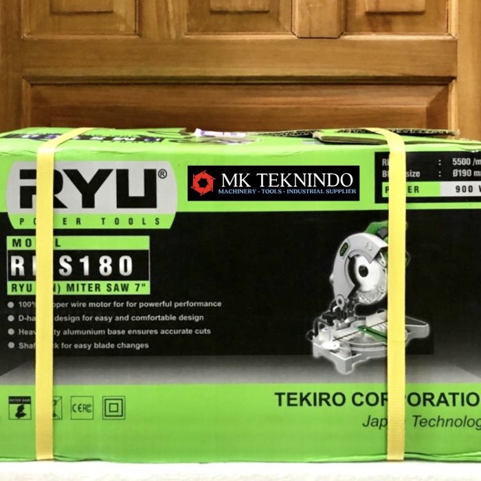 Ryu Mesin Potong Alumunium Miter Saw 7 Rms180 / 7 Inch Rms 180