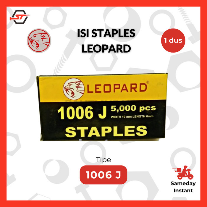 

Isi Staples Tembak 1006J Refill Staples Tembak Isi Stapler Leopard