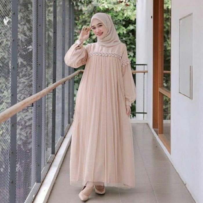 Gamis / Maxi / Baju Dress Wanita Muslim Nuraini Mewah Good Quality #Gratisongkir #Sale #Discount