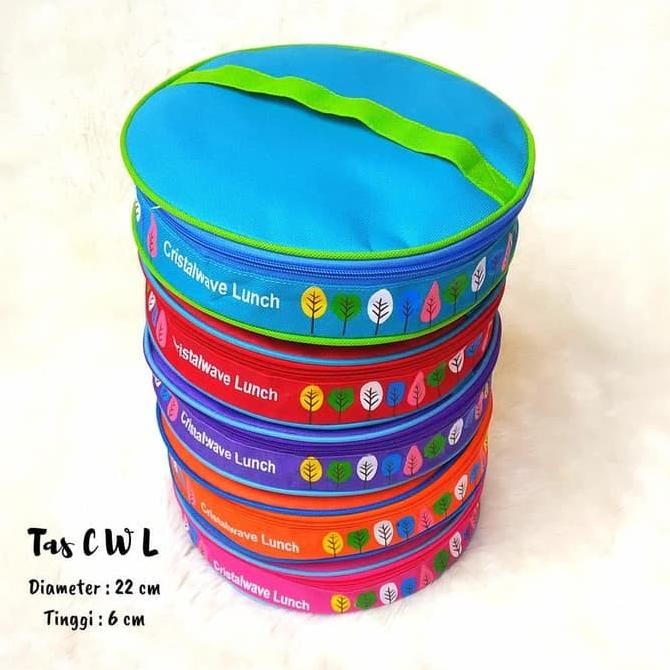 Tas Bulat Tupperware Tas Fancy Crystalwave Lunch Set Tas Cwl