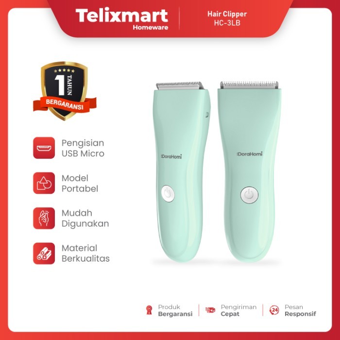 Best Seller Dorahomi Mesin Cukur Rambut Alat Pencukur Kumis Jenggot Baterai