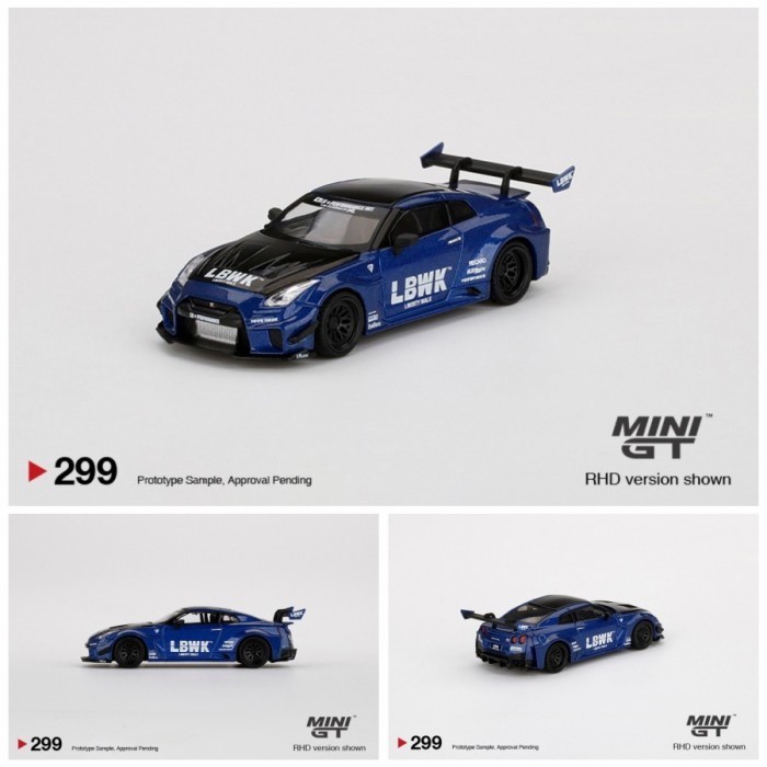 MiniGT 299 LB Silhouette WORKS GT NISSAN 35GT-RR Ver.2 LBWK Blue MGT