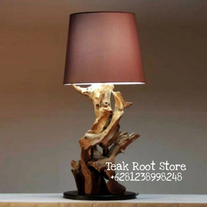 CUCI GUDANG Lampu Hias Unik Akar Kayu Jati