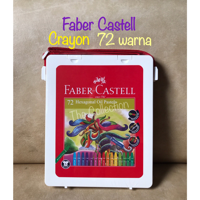 

PROMO! ATK695FC 72 warna crayon Faber Castell Hexagonal Oil Pastel color asli