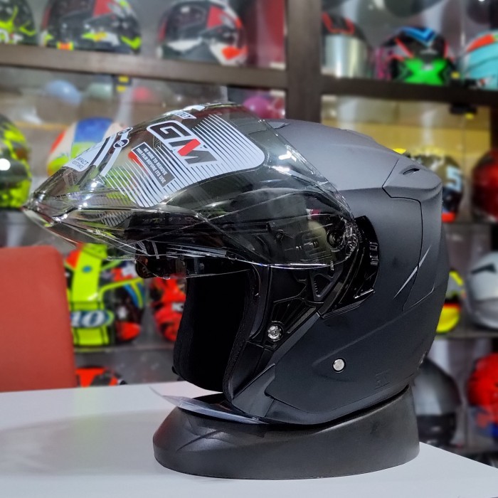 Helm Gm Fury Double Visor Solid