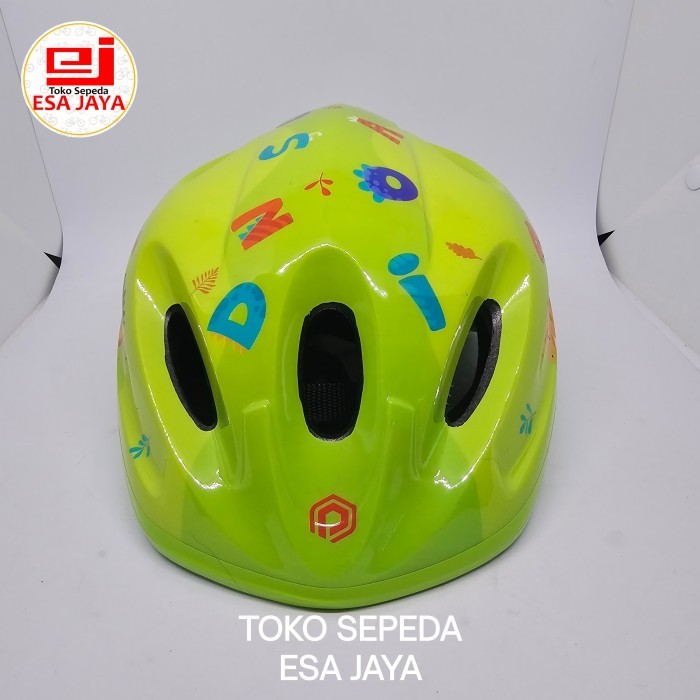 Helm Sepeda Anak Polygon Unicorn Space Dino Helmet Kids Original