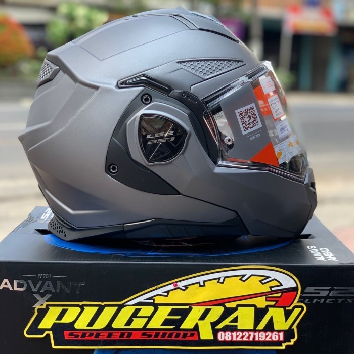 Ls2 Ff901 Advant X Matt Titanium Modular Helmet