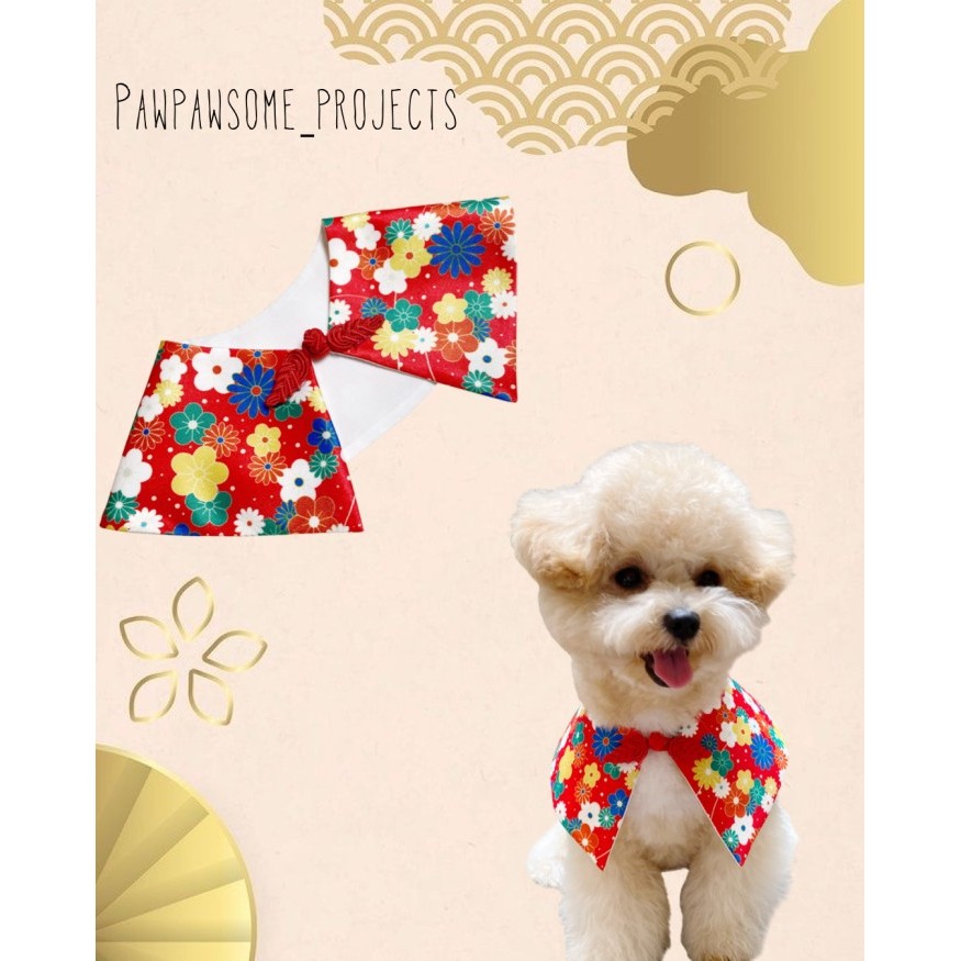 baju imlek doggy premium collar
