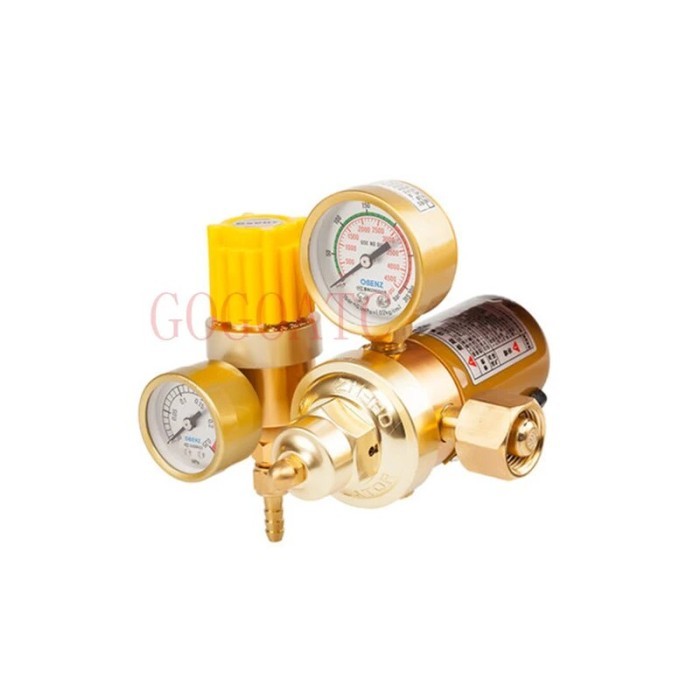 CO2 TWO WELDING MACHINE WELDING GUN CARBON DIOXIDE GAS PRESSURE GAUGE