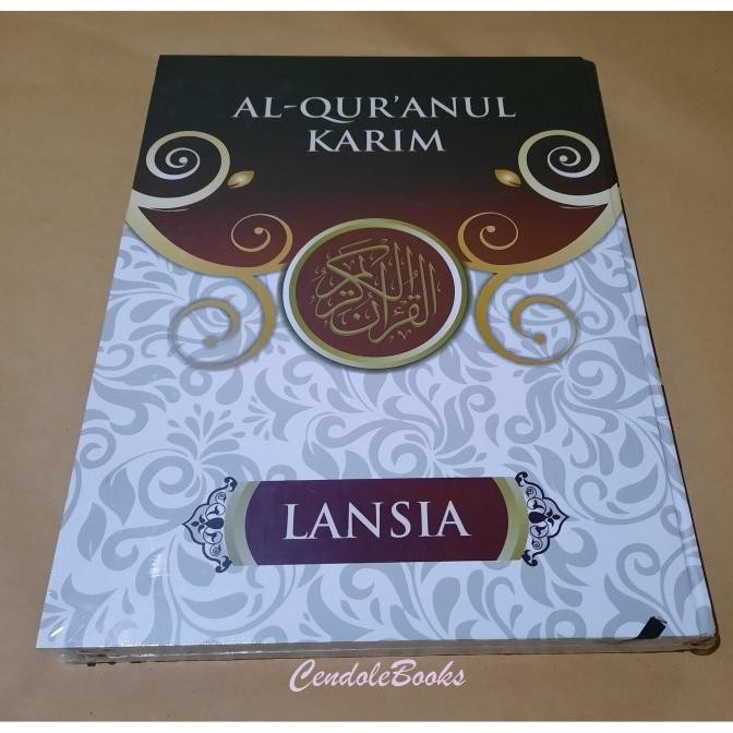 Al-Quranul Karim Lansia : Al Quran untuk Lansia Ukuran Jumbo