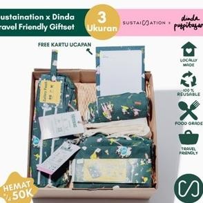 

Sustaination x Dinda Travel Friendly Giftset | Ecofriendly Hampers