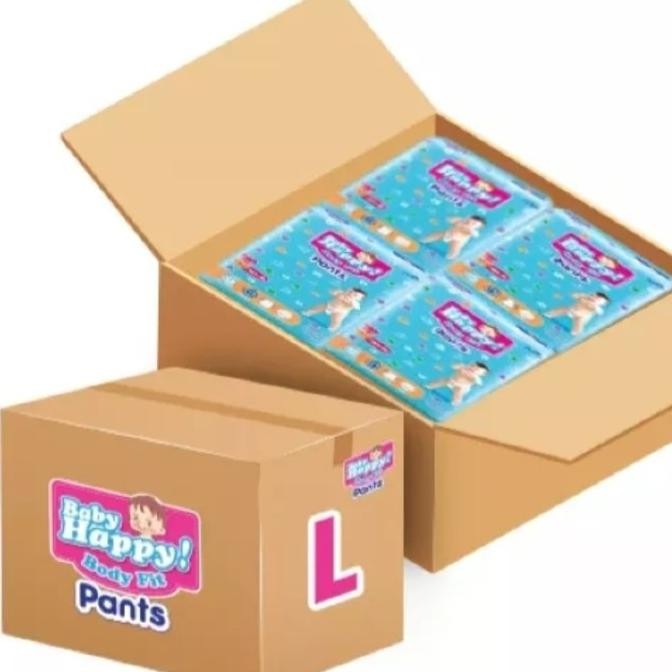 Baby Happy Pants M,L,Xl,Xxl ( 1 Karton Isi 4 Ball )