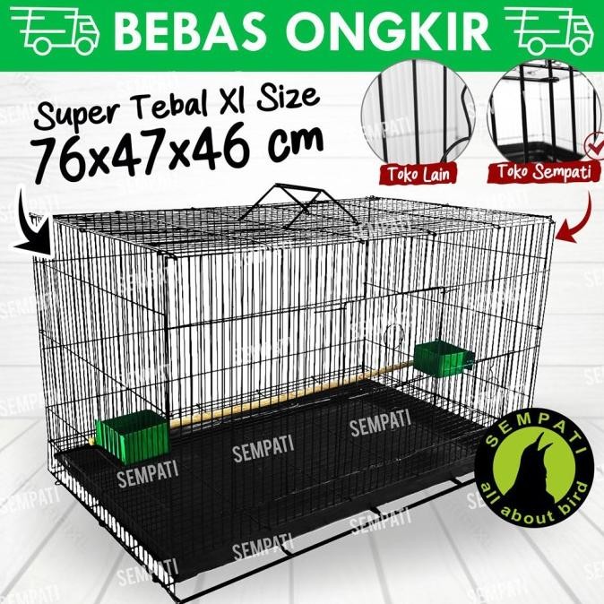 Sangkar Umbaran Batre Xl Jumbo Kandang Ternak Burung Lovebird Kucing K Original Dan Terlaris
