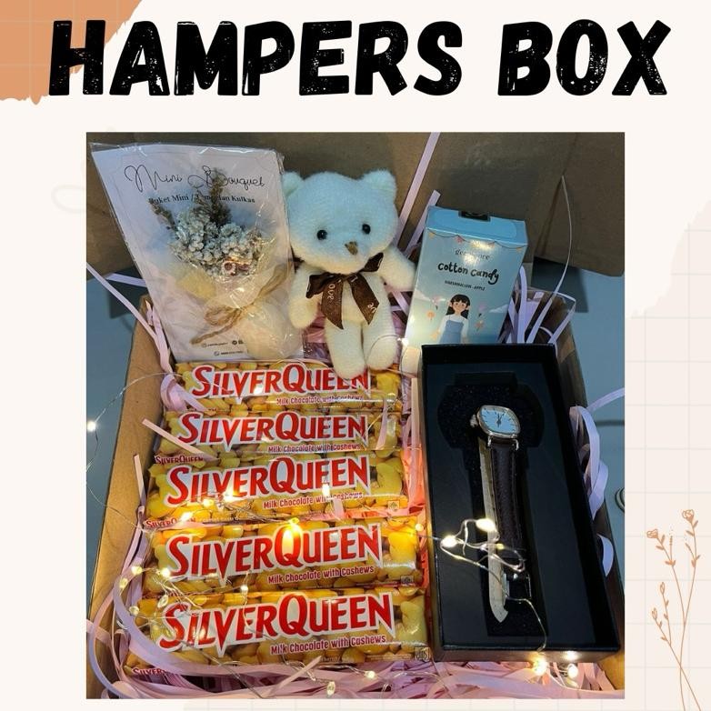 

CR - PAKET HAMPERS VALENTINE // SILVERQUEEN // CADBURY DAIRYMILK // HADIAH ULANGTAHUN // ANNIVERSARY // PAKET LENGKAP KADO TERLARIS