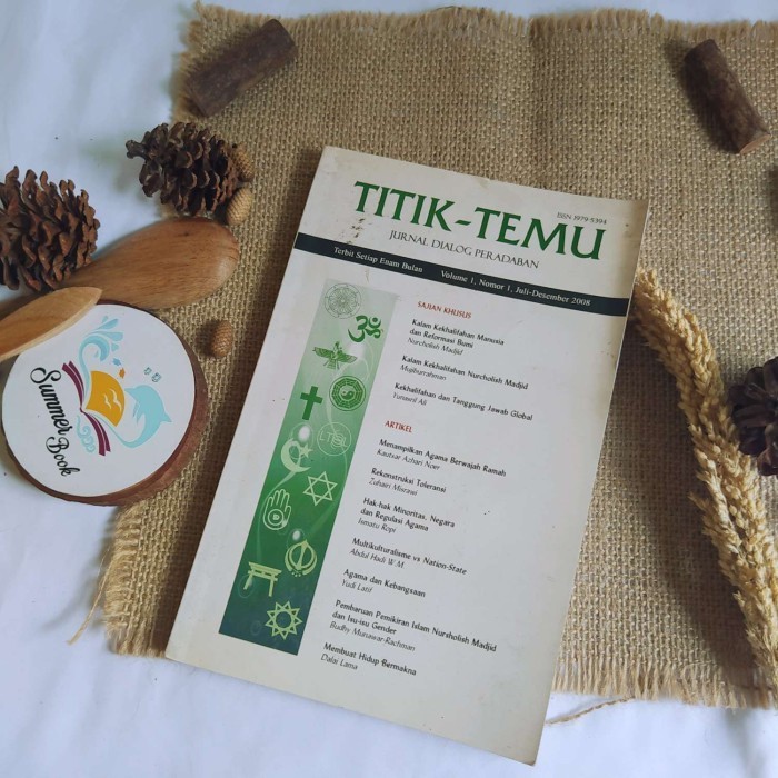 Buku TITIK-TEMU JURNAL DIALOG PERADABAN volume 1 nomor 1  Original Preloved
