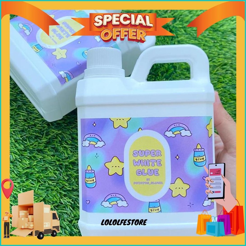 

Super White Glue 1 Liter || Magic Glue By Potatos_Slime2 Cod