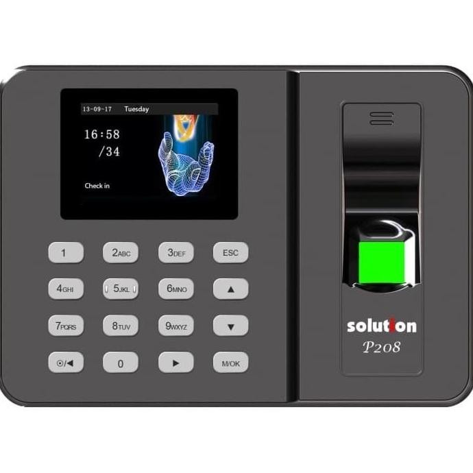 Mesin Absensi P208 / Fingerprint P208 / Solution P208