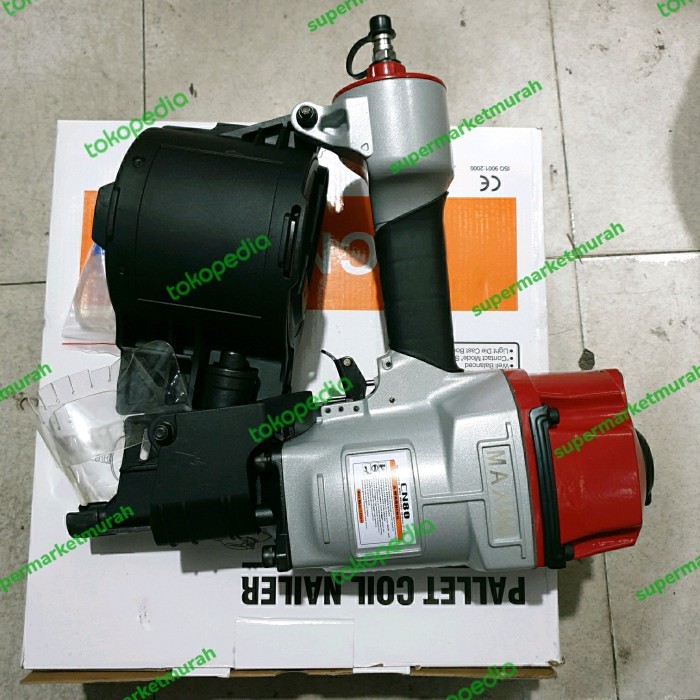 Dijual Air Nailer Maxiim CN80 mesin paku tembak pallet coil nail palet