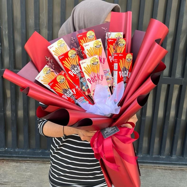 

CR - (READY NO PO) Buket Pocky | Buket Valentine| Buket Snack TERLARIS
