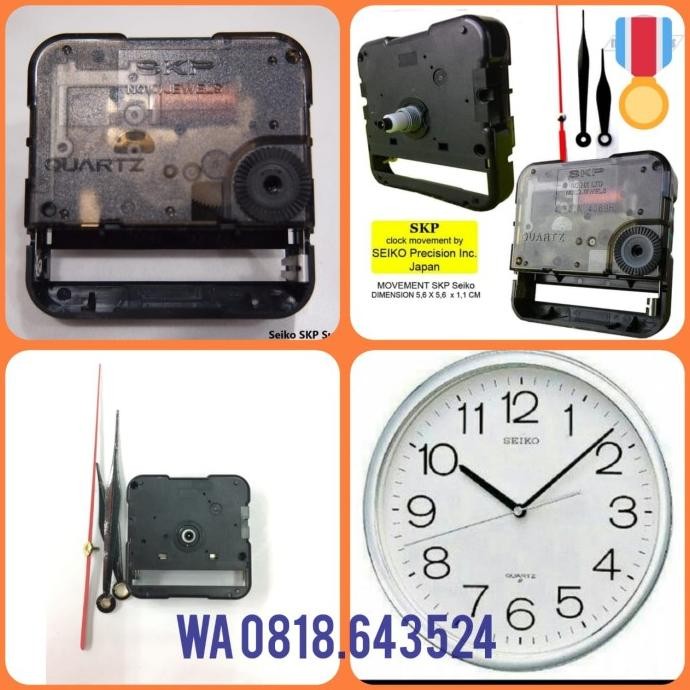 Mesin Jam Dinding Seiko Awet dan Asli GLM