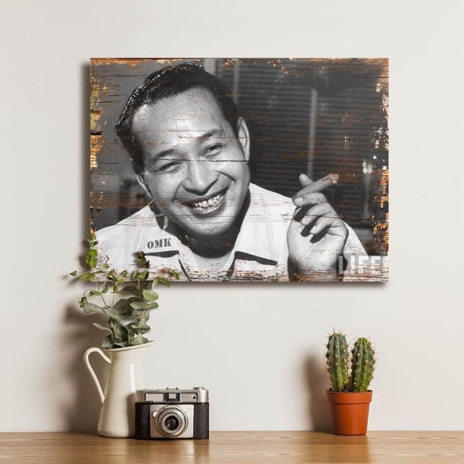 Terlaris Suharto Soeharto Tokoh Poster Kayu Dekorasi Dinding Home Decor SALE